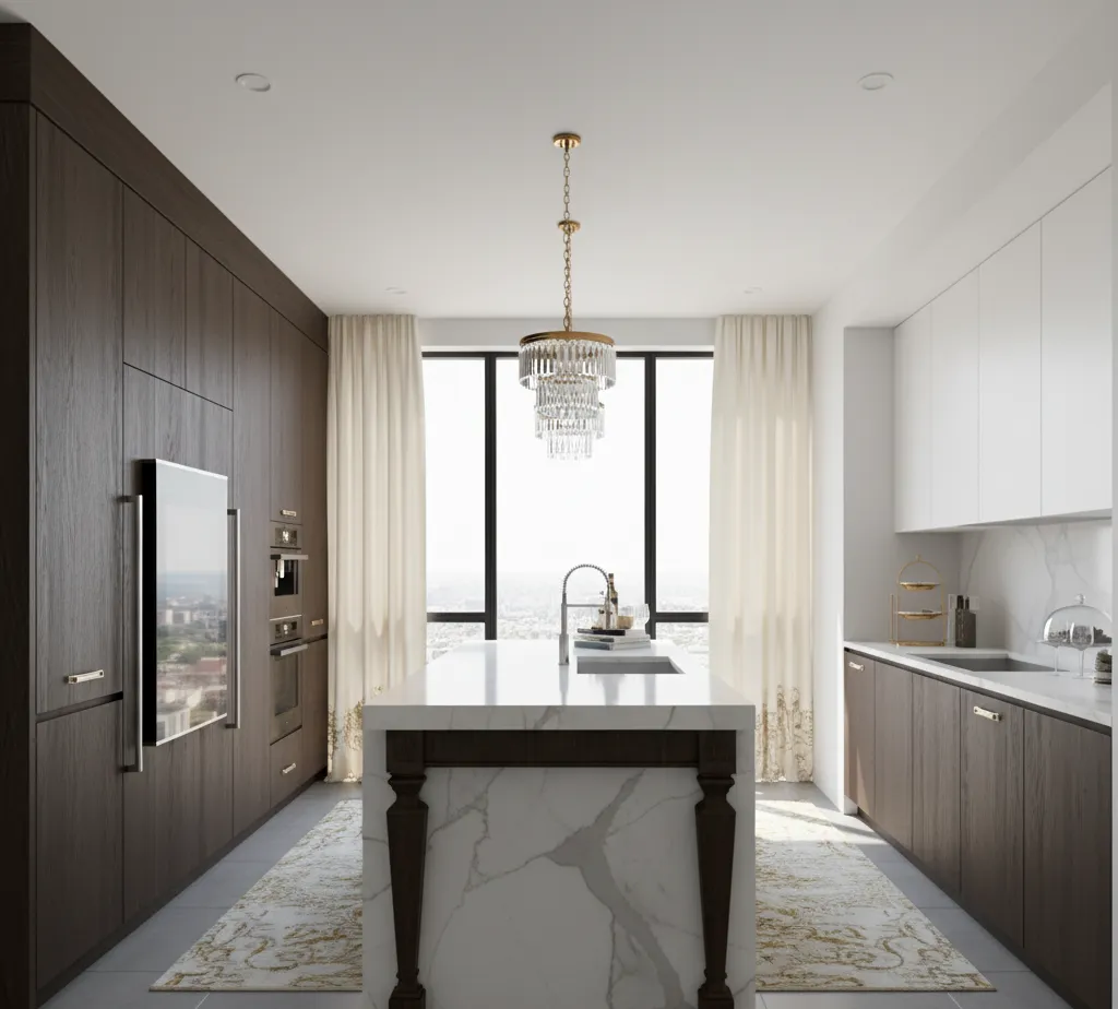 After - Luxury kitchen virtual staging design