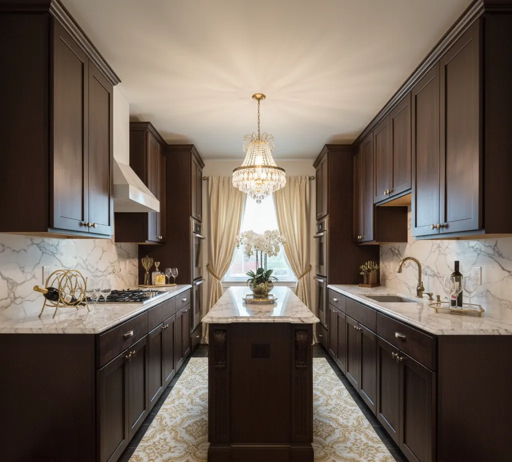 After - Luxury kitchen virtual staging - variation