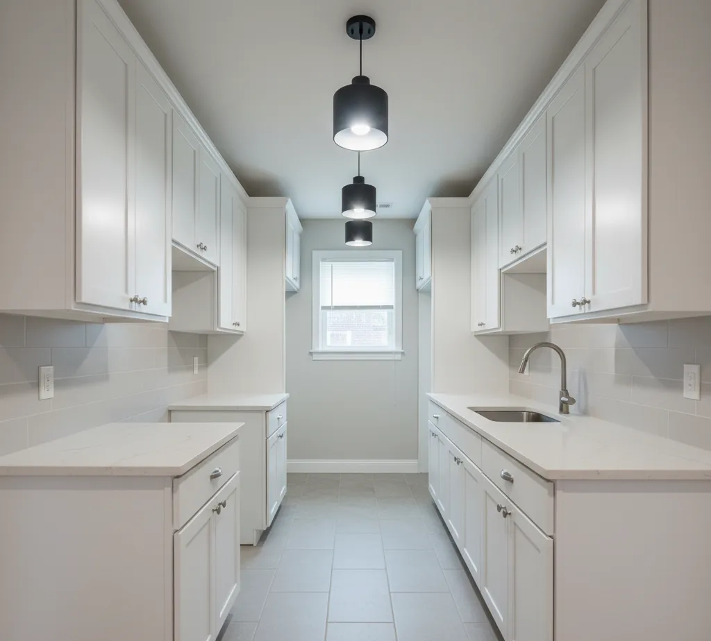 After - Minimalist kitchen virtual staging - variation