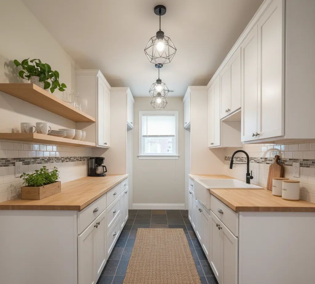 After - Scandinavian kitchen virtual staging - variation