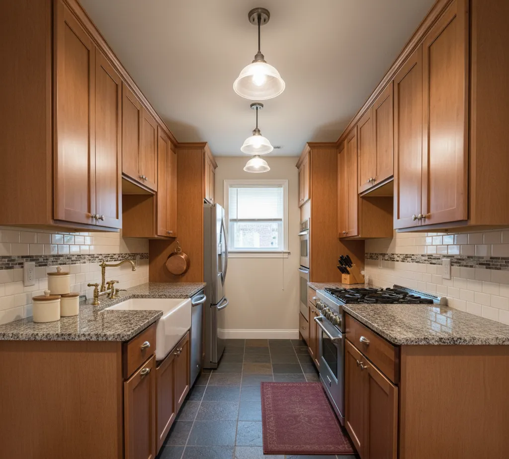 After - Traditional kitchen virtual staging - variation