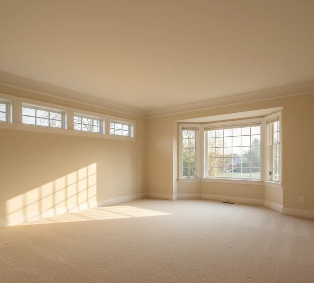 Before - Cozy living room virtual staging - variation